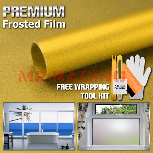 Frosted film yellow - frosted, glass