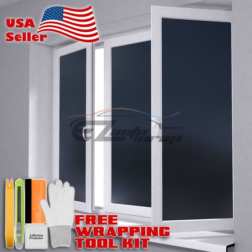 Frosted film black glass - frosted,