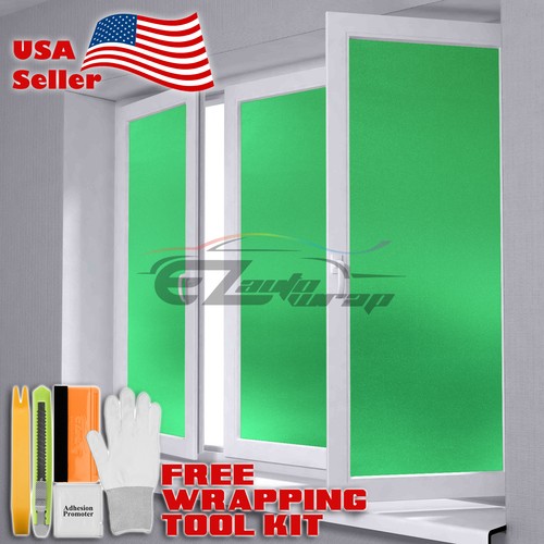 Frosted film green glass home - glass,