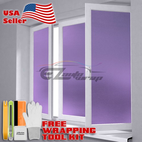 Frosted film purple glass home - frosted,