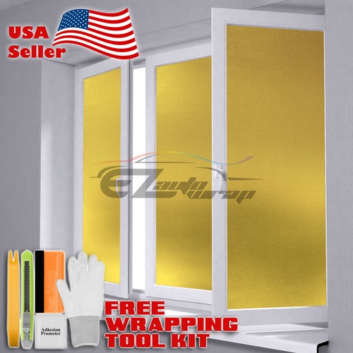 Frosted film yellow glass - glass, home