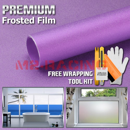 Frosted film purple glass - frosted, home