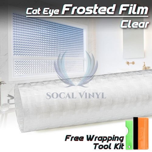 1ftx4ft cat eye clear - cat, frosted