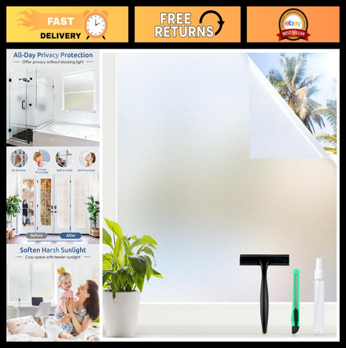 Window privacy film frosted - privacy,