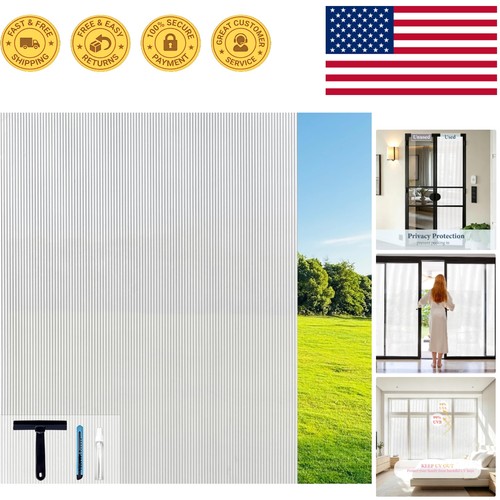 Reeded glass window - glass,