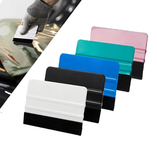 Felt edge vinyl squeegee - edge,